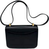 エルメス HERMES コンスタンス3 24 ミロワール U刻印 ブラック ゴールド金具 ボックスカーフ/オンブレ レディース ショルダーバッグ