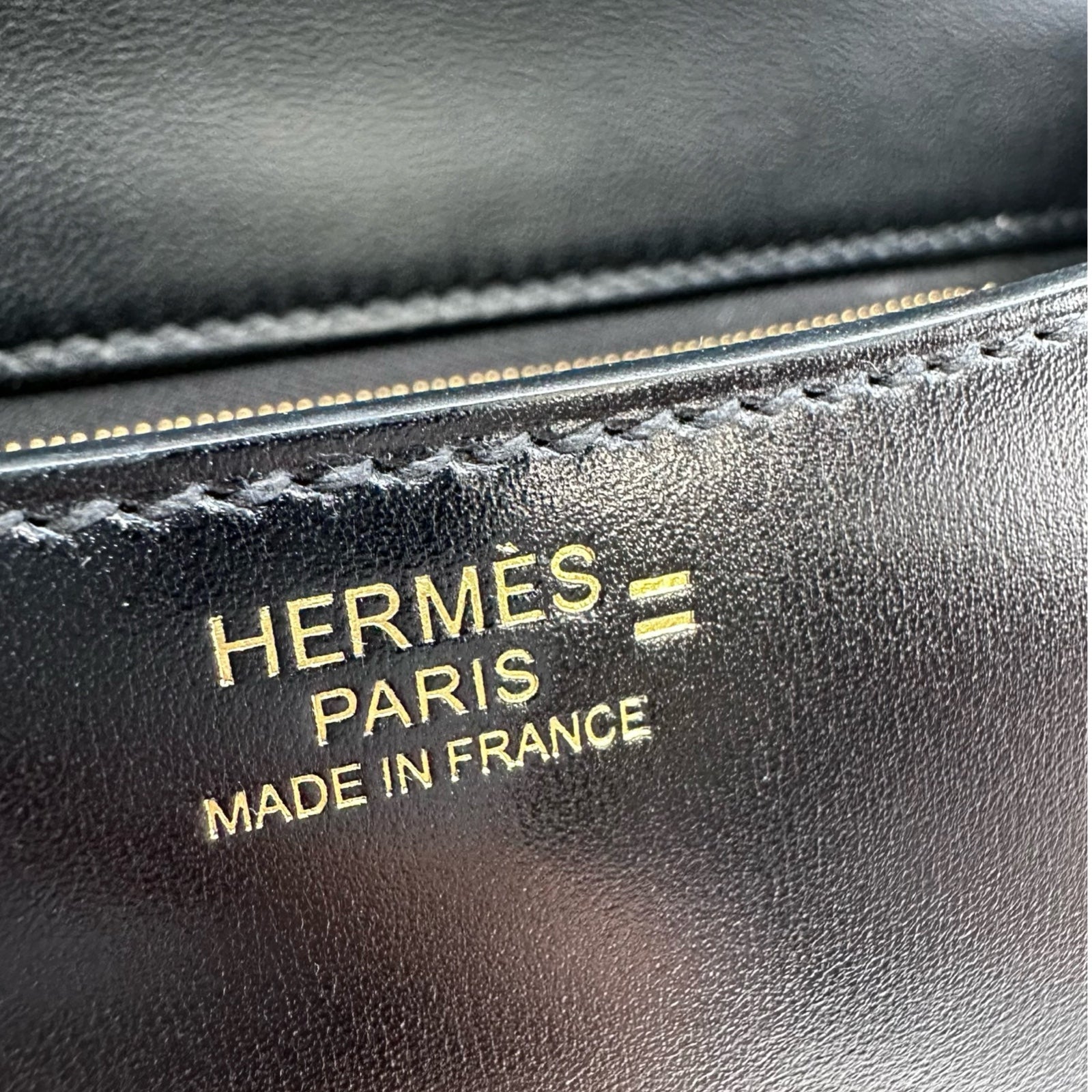 エルメス HERMES コンスタンス3 24 ミロワール U刻印 ブラック ゴールド金具 ボックスカーフ/オンブレ レディース ショルダーバッグ エルメス HERMES コンスタンス3 24 ミロワール U刻印 ブラック