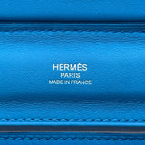 エルメス HERMES ヴァンキャトル ミニ Z刻 ブルーフリーダ シルバー金具 エバーカラー/スイフト レディース ハンドバッグ