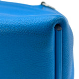 エルメス HERMES ヴァンキャトル ミニ Z刻 ブルーフリーダ シルバー金具 エバーカラー/スイフト レディース ハンドバッグ