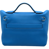 エルメス HERMES ヴァンキャトル ミニ Z刻 ブルーフリーダ シルバー金具 エバーカラー/スイフト レディース ハンドバッグ
