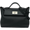 エルメス HERMES ヴァンキャルト29 B刻 ブラック シルバー金具 トゴ/スイフト レディース ショルダーバッグ