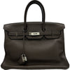 エルメス HERMES バーキン35 L刻 エベンヌ シルバー金具 トリヨン レディース ハンドバッグ