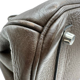 エルメス HERMES バーキン35 L刻 エベンヌ シルバー金具 トリヨン レディース ハンドバッグ