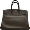 エルメス HERMES バーキン35 L刻 エベンヌ シルバー金具 トリヨン レディース ハンドバッグ