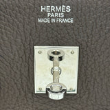 エルメス HERMES バーキン35 L刻 エベンヌ シルバー金具 トリヨン レディース ハンドバッグ
