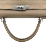 エルメス HERMES ケリー32 外縫い □R刻 アルジル ギロッシュシルバー金具 タデラクト レディース ショルダーバッグ