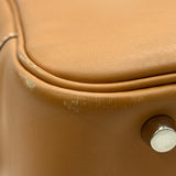 エルメス HERMES プリュム32 □G刻 ナチュラル シルバー金具 シャモニー レディース ハンドバッグ