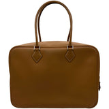 エルメス HERMES プリュム32 □G刻 ナチュラル シルバー金具 シャモニー レディース ハンドバッグ