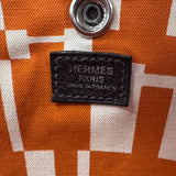 エルメス HERMES ガーデンパーティTPM オプティカルH □L刻印 マロン シルバー金具 トワルブッフル レディース ハンドバッグ