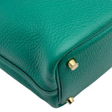 エルメス HERMES ピコタンロックPM W刻 ヴェールヴェルティゴ ゴールド金具 トリヨン レディース ハンドバッグ