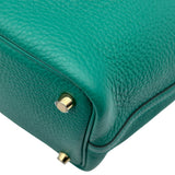 エルメス HERMES ピコタンロックPM W刻 ヴェールヴェルティゴ ゴールド金具 トリヨン レディース ハンドバッグ