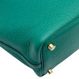 エルメス HERMES ピコタンロックPM W刻 ヴェールヴェルティゴ ゴールド金具 トリヨン レディース ハンドバッグ