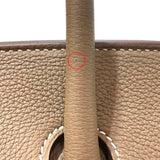 エルメス HERMES バーキン35 W刻 エトゥープ シルバー金具 トゴ レディース ハンドバッグ