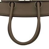 エルメス HERMES バーキン35 W刻 エトゥープ シルバー金具 トゴ レディース ハンドバッグ