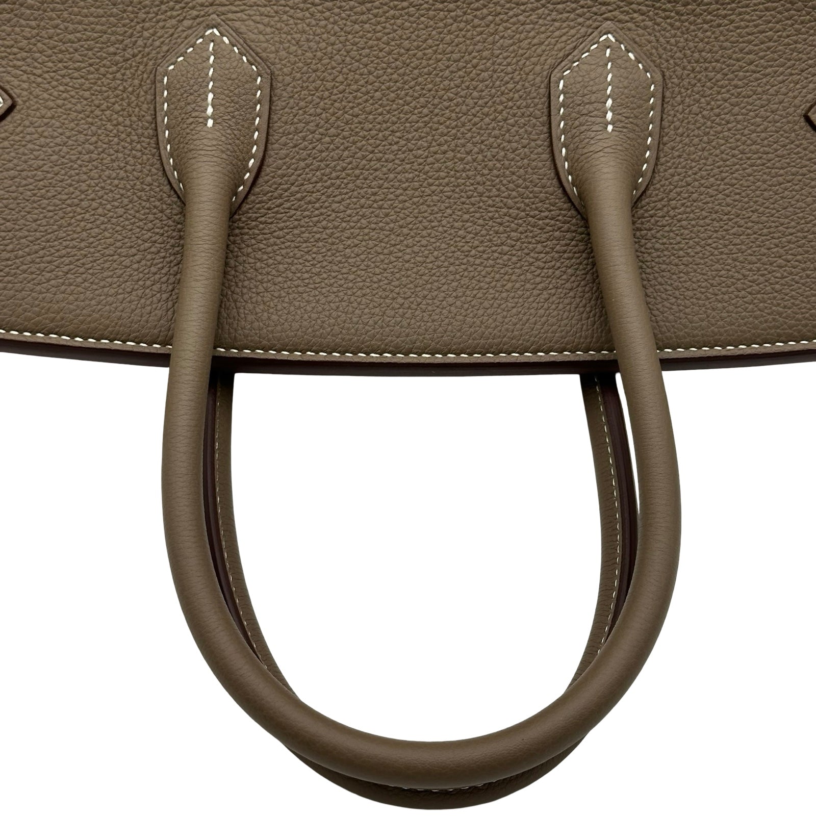 エルメス HERMES バーキン35 W刻 エトゥープ シルバー金具 トゴ