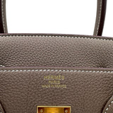 エルメス HERMES バーキン35 K刻印 エトゥープ ゴールド金具 トゴ レディース ハンドバッグ
