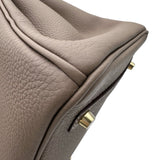 エルメス HERMES バーキン35 K刻印 エトゥープ ゴールド金具 トゴ レディース ハンドバッグ