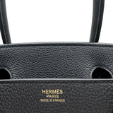 エルメス HERMES バーキン30 W刻印 ブラック ゴールド金具 トゴ レディース ハンドバッグ