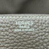 エルメス HERMES リンディ34 ▢Q刻 エトゥープ シルバー金具 トリヨン レディース ハンドバッグ