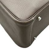 エルメス HERMES リンディ34 ▢Q刻 エトゥープ シルバー金具 トリヨン レディース ハンドバッグ