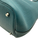 エルメス HERMES ピコタンロックMM □O刻 ブルージーン シルバー金具 トリヨン レディース ハンドバッグ