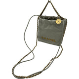 シャネル CHANEL シャネル22ミニ AS3980 グレー ゴールド金具 シャイニーカーフ レディース ショルダーバッグ