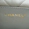 シャネル CHANEL シャネル22ミニ AS3980 グレー ゴールド金具 シャイニーカーフ レディース ショルダーバッグ