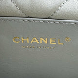 シャネル CHANEL シャネル22ミニ AS3980 グレー ゴールド金具 シャイニーカーフ レディース ショルダーバッグ