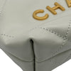 シャネル CHANEL シャネル22ミニ AS3980 グレー ゴールド金具 シャイニーカーフ レディース ショルダーバッグ