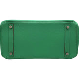 エルメス HERMES バーキン30 ▢P刻 ミント シルバー金具 トリヨン レディース ハンドバッグ