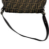 フェンディ FENDI マンマバケット 26325 ブラウン シルバー金具 ジャガード レザー レディース ショルダーバッグ