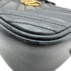 グッチ GUCCI GGマーモントスモールショルダー 447632 ブラック レザー レディース ショルダーバッグ