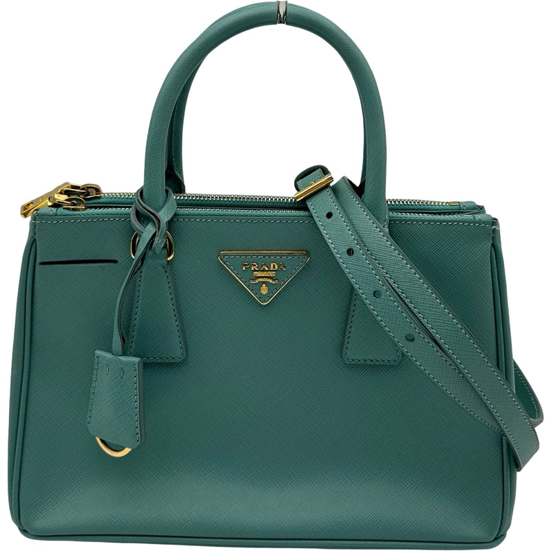 プラダ PRADA ガレリア2WAYバッグ BN2316 ライトブルー サフィアーノ