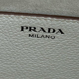 プラダ PRADA ワンショルダーバッグ ホワイト レザー レディース ショルダーバッグ