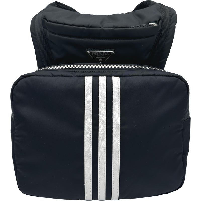 PRADA ブラック ナイロン リュック プラダ PRADA adidasコラボ バックパック 2VZ094 ブラック ナイロン