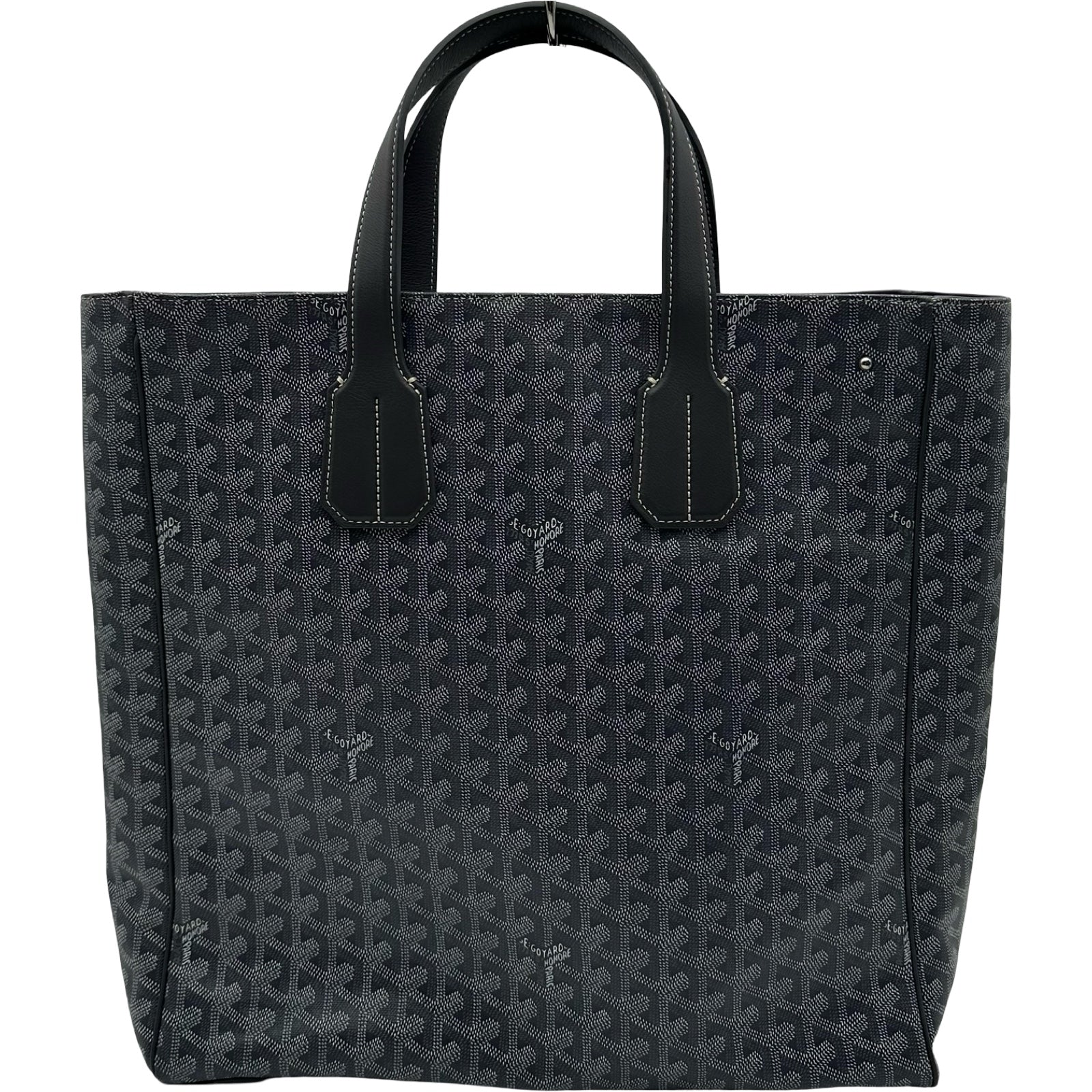 GOYARD 幾何学模様 ブラック トートバッグ ゴヤール GOYARD サックヴォルテール グレー PVC ユニセックス トート