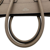 セリーヌ CELINE ラゲージ マイクロ 189793 ベージュ シルバー金具 ドラムドカーフスキン レディース ハンドバッグ