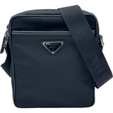プラダ PRADA Re-Nylon ショルダーバッグ 2VH112 ブラック ナイロン/サフィアーノ レディース ショルダーバッグ