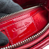 クリスチャン・ディオール Christian Dior レディディオール ラージ レッド エナメル レディース ハンドバッグ