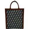 セリーヌ CELINE バーティカルカバススモール ネイビー ゴールド金具 キャンバス カーフ レディース ショルダーバッグ