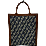 セリーヌ CELINE バーティカルカバススモール ネイビー ゴールド金具 キャンバス カーフ レディース ショルダーバッグ
