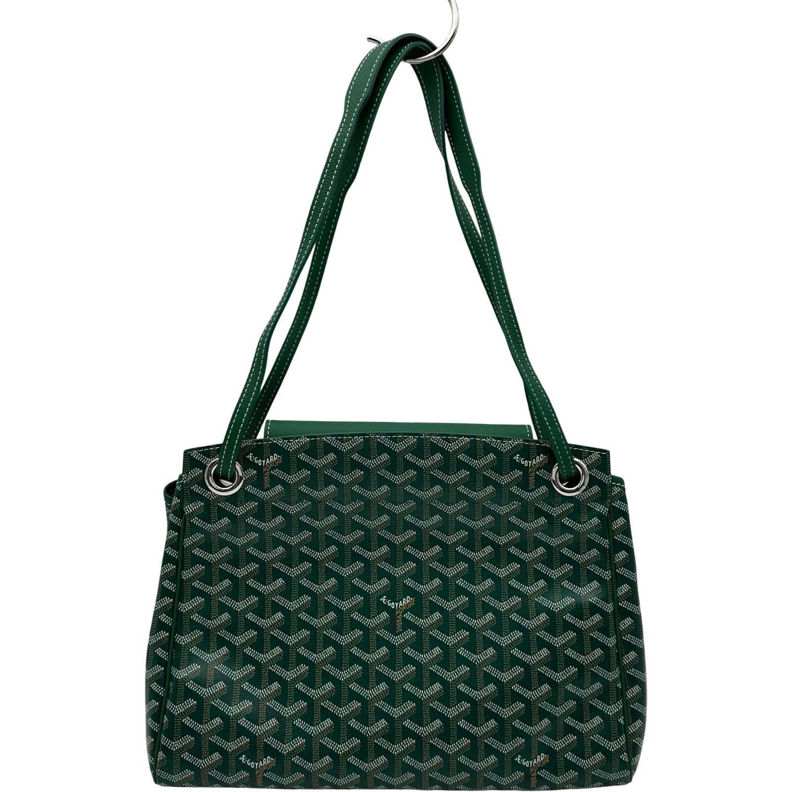 ゴヤール GOYARD ルエットPM グリーン ポリ塩化ビニル/カーフ