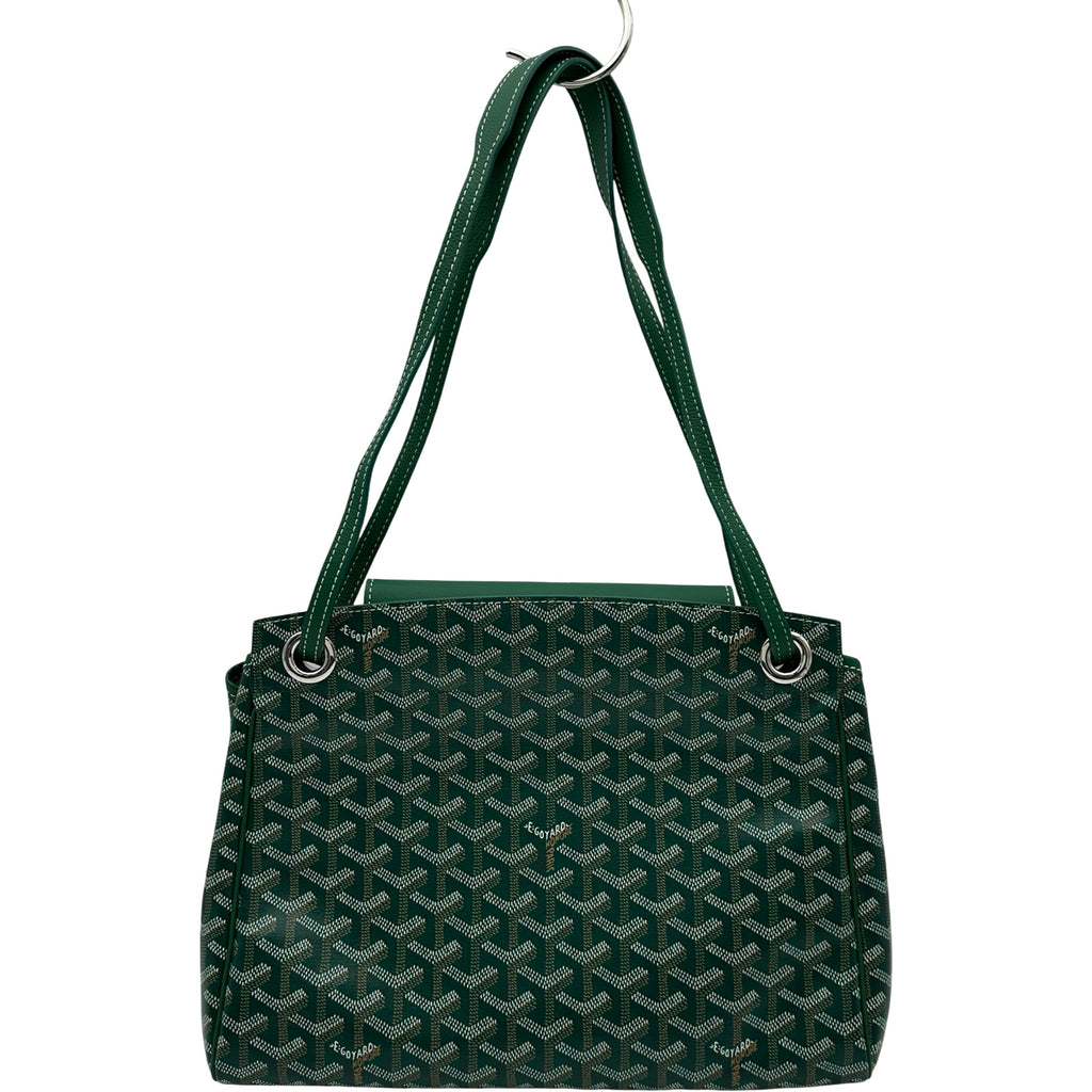 ゴヤール GOYARD ルエットPM グリーン ポリ塩化ビニル/カーフ