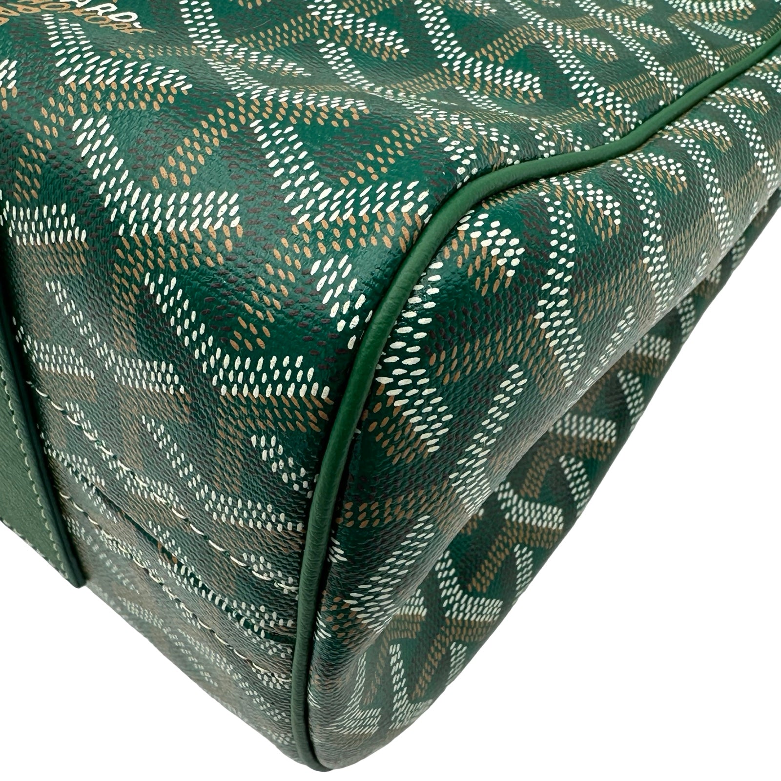 ゴヤール GOYARD ルエットPM グリーン ポリ塩化ビニル/カーフ