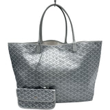 ゴヤール GOYARD サンルイGM メタリックシルバー メタリックゴヤールディンキャンバス レディース トートバッグ