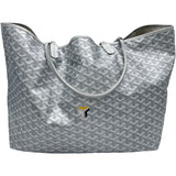 ゴヤール GOYARD サンルイGM メタリックシルバー メタリックゴヤールディンキャンバス レディース トートバッグ