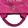 プラダ PRADA カナパ ミニ B2439G ピンク キャンバス レディース ハンドバッグ