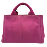 プラダ PRADA カナパ ミニ B2439G ピンク キャンバス レディース ハンドバッグ