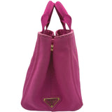 プラダ PRADA カナパ ミニ B2439G ピンク キャンバス レディース ハンドバッグ